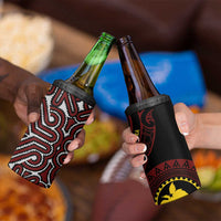 Papua New Guinea Oro Tapa Motif 4 in 1 Can Cooler Tumbler Special