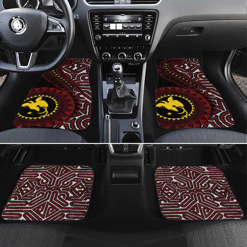 Papua New Guinea Oro Tapa Motif Car Mats Special