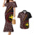 Papua New Guinea Oro Tapa Motif Couples Matching Mermaid Dress and Hawaiian Shirt Special