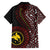 Papua New Guinea Oro Tapa Motif Family Matching Off The Shoulder Long Sleeve Dress and Hawaiian Shirt Special