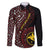 Papua New Guinea Oro Tapa Motif Family Matching Off The Shoulder Long Sleeve Dress and Hawaiian Shirt Special