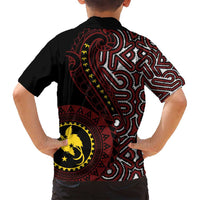 Papua New Guinea Oro Tapa Motif Family Matching Off Shoulder Maxi Dress and Hawaiian Shirt Special