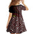 Papua New Guinea Oro Tapa Motif Family Matching Off Shoulder Short Dress and Hawaiian Shirt Special