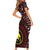 Papua New Guinea Oro Tapa Motif Family Matching Short Sleeve Bodycon Dress and Hawaiian Shirt Special