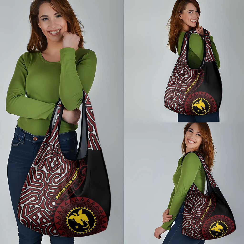 Papua New Guinea Oro Tapa Motif Grocery Bag Special
