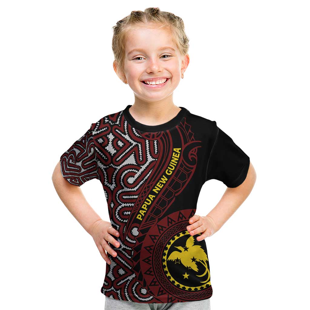 Papua New Guinea Oro Tapa Motif Kid T Shirt Special