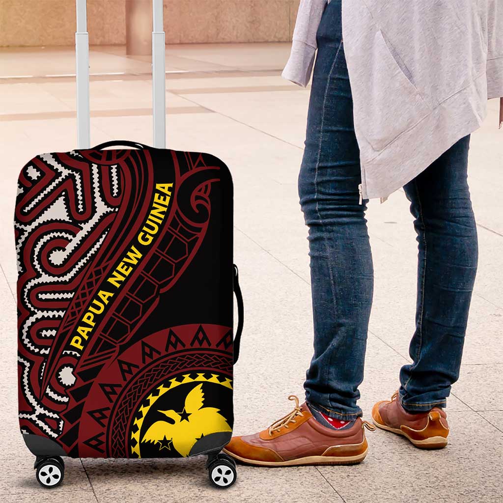 Papua New Guinea Oro Tapa Motif Luggage Cover Special