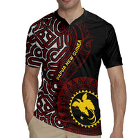 Papua New Guinea Oro Tapa Motif Rugby Jersey Special LT7 - Polynesian Pride