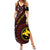 Papua New Guinea Oro Tapa Motif Summer Maxi Dress Special