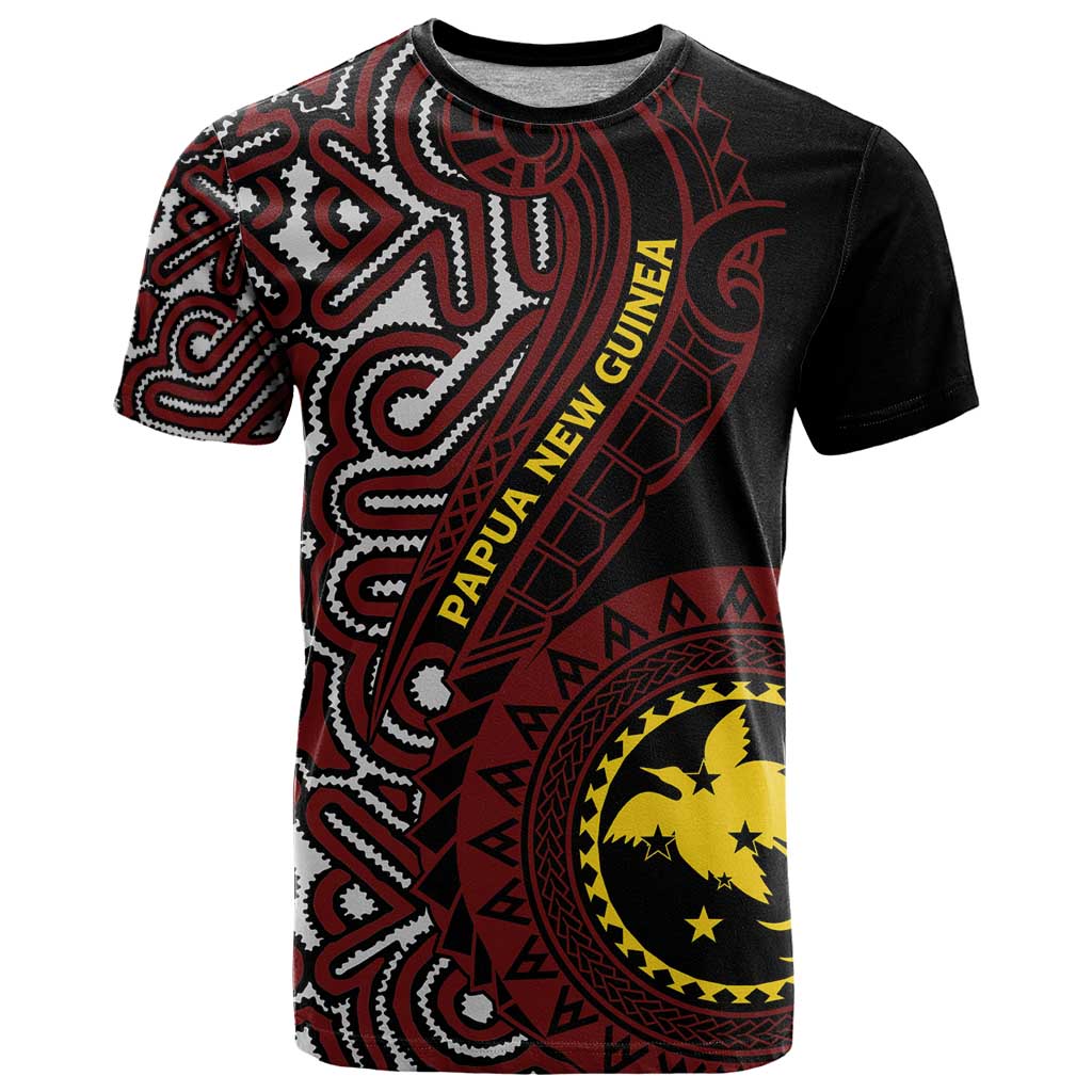 Papua New Guinea Oro Tapa Motif T Shirt Special