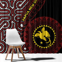 Papua New Guinea Oro Tapa Motif Window Curtain Special