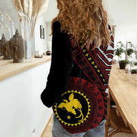 Papua New Guinea Oro Tapa Motif Women Casual Shirt Special