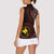 Papua New Guinea Oro Tapa Motif Women Sleeveless Polo Shirt Special