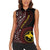 Papua New Guinea Oro Tapa Motif Women Sleeveless Polo Shirt Special