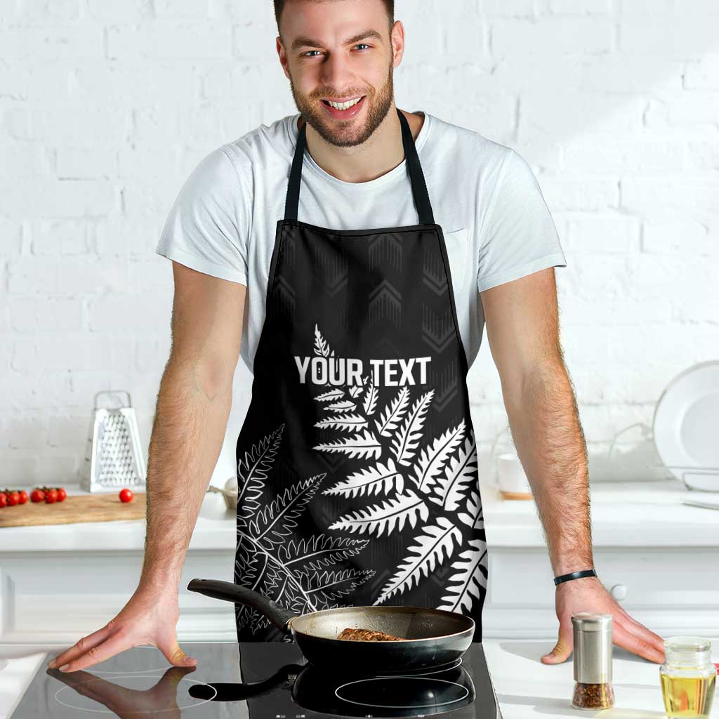 New Zealand Lawn Bowls Personalized Apron Wrap-Around Silver Fern - Polynesian Pride