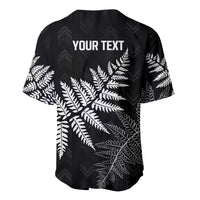 New Zealand Lawn Bowls Personalized Baseball Jersey Wrap-Around Silver Fern - Polynesian Pride