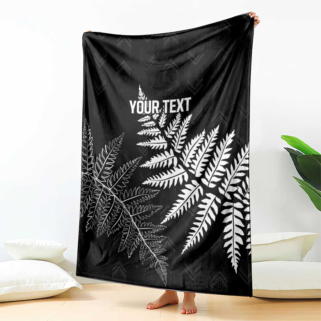New Zealand Lawn Bowls Personalized Blanket Wrap-Around Silver Fern - Polynesian Pride