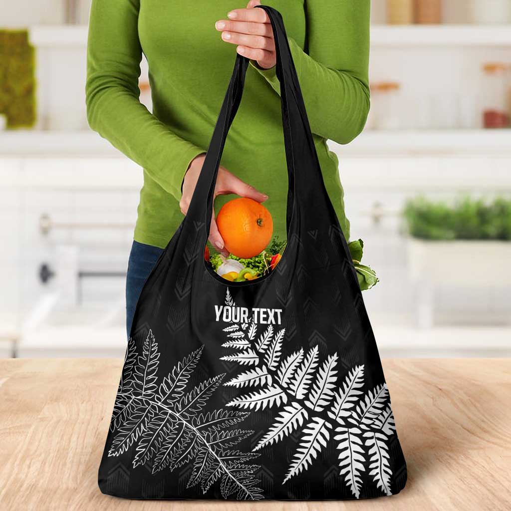 New Zealand Lawn Bowls Personalized Grocery Bag Wrap-Around Silver Fern - Polynesian Pride