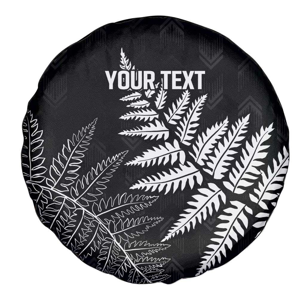 New Zealand Lawn Bowls Personalized Spare Tire Cover Wrap-Around Silver Fern - Polynesian Pride
