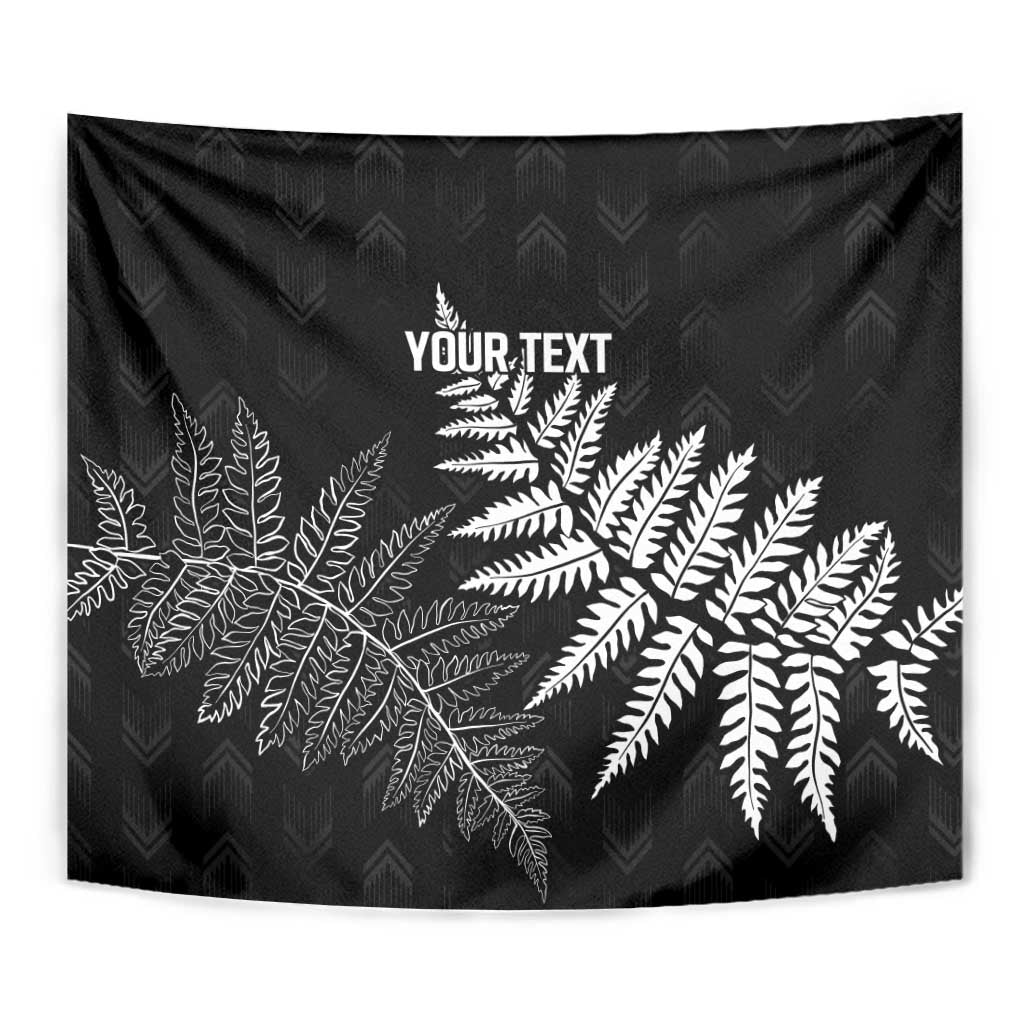 New Zealand Lawn Bowls Personalized Tapestry Wrap-Around Silver Fern - Polynesian Pride