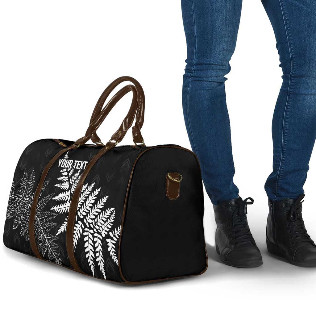 New Zealand Lawn Bowls Personalized Travel Bag Wrap-Around Silver Fern - Polynesian Pride