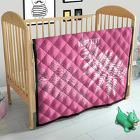New Zealand Lawn Bowls Breast Cancer Personalized Quilt Wrap-Around Silver Fern - Polynesian Pride