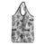 Aloha Vintage Quilt Grocery Bag Hawaiian Seamless - White