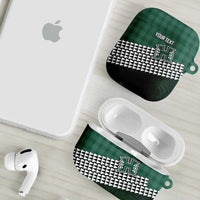 Rainbow Warriors Hawaii Personalized Palaka AirPods Case - Polynesian Pride