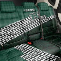 Rainbow Warriors Hawaii Personalized Palaka Back Car Seat Cover - Polynesian Pride