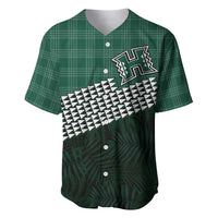 Rainbow Warriors Hawaii Personalized Palaka Baseball Jersey - Polynesian Pride