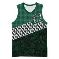 Rainbow Warriors Hawaii Personalized Palaka Basketball Jersey - Polynesian Pride