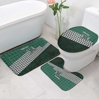 Rainbow Warriors Hawaii Personalized Palaka Bathroom Set - Polynesian Pride