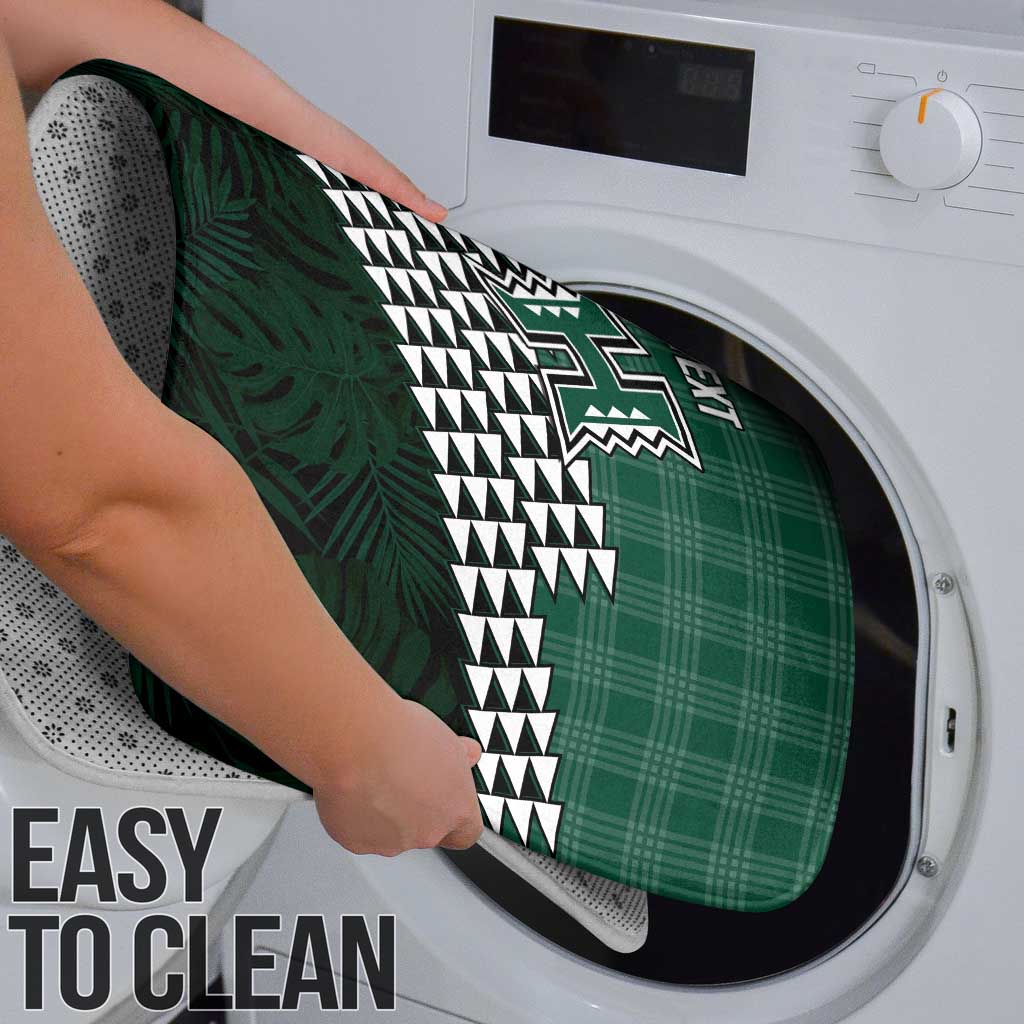 Rainbow Warriors Hawaii Personalized Palaka Bathroom Set - Polynesian Pride