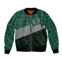 Rainbow Warriors Hawaii Personalized Palaka Bomber Jacket - Polynesian Pride