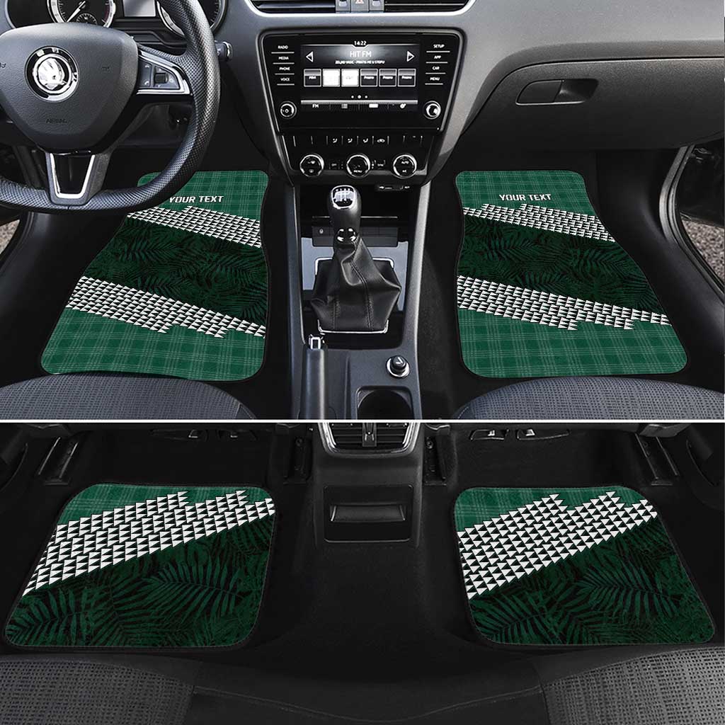Rainbow Warriors Hawaii Personalized Palaka Car Mats - Polynesian Pride