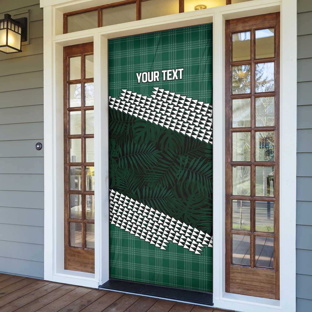 Rainbow Warriors Hawaii Personalized Palaka Door Cover - Polynesian Pride