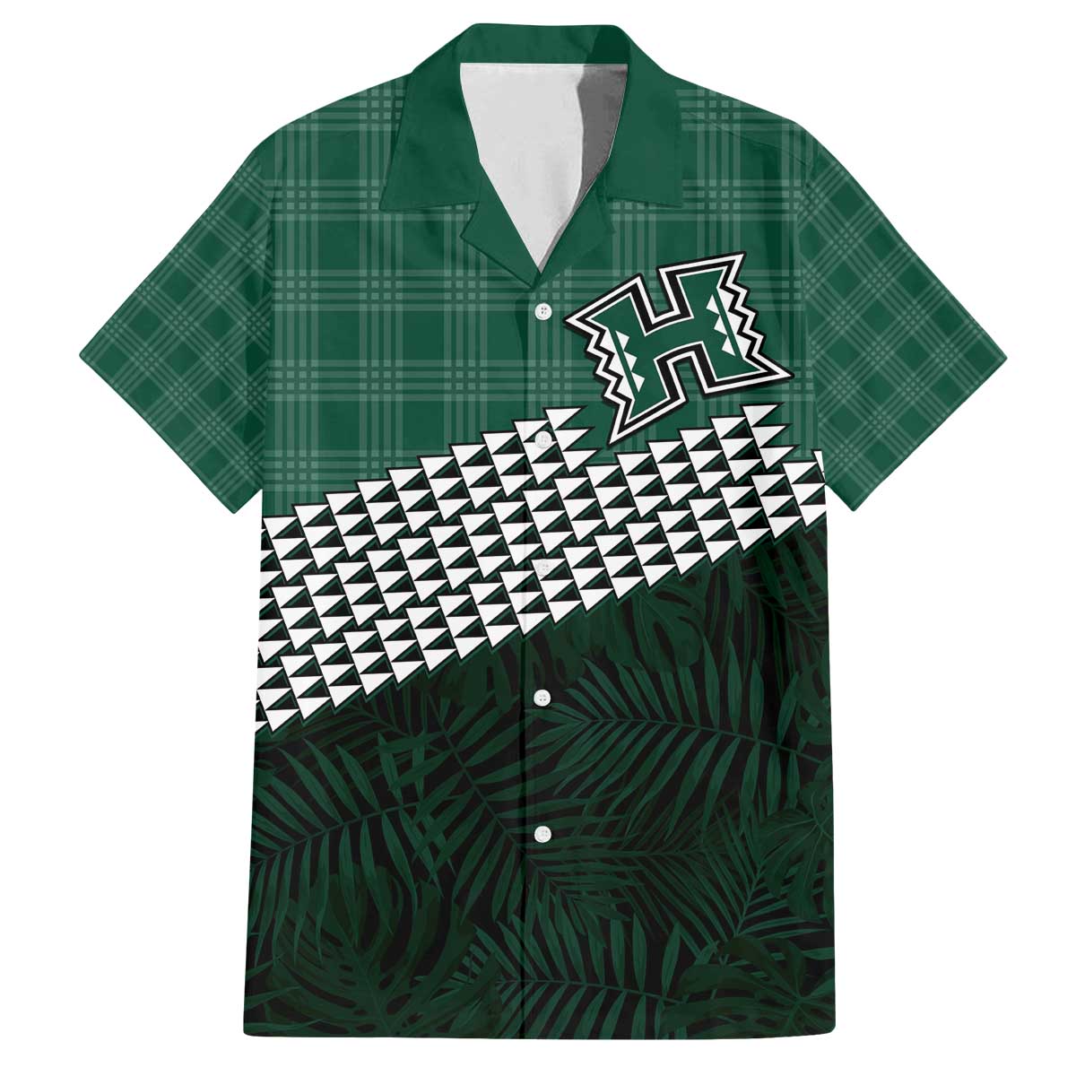 Rainbow Warriors Hawaii Personalized Palaka Family Matching Off The Shoulder Long Sleeve Dress and Hawaiian Shirt - Polynesian Pride