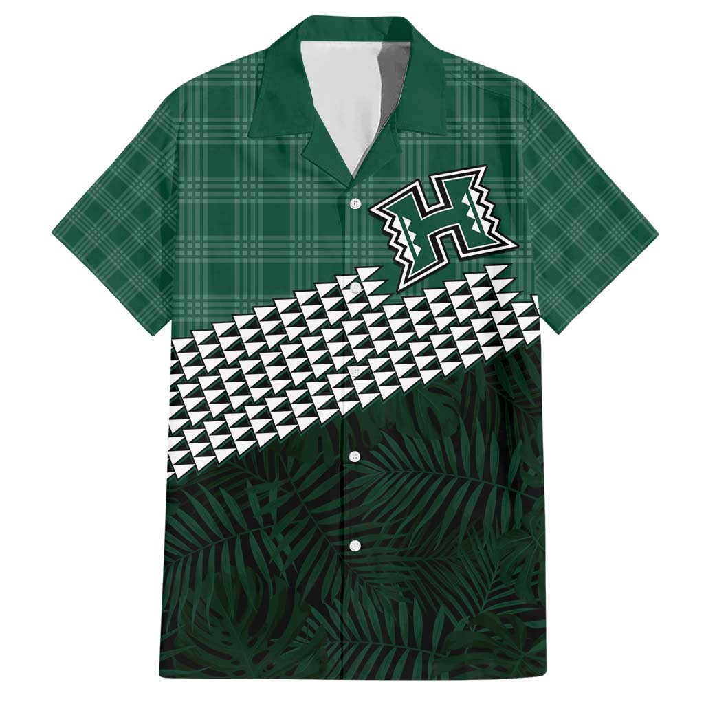 Rainbow Warriors Hawaii Personalized Palaka Family Matching Short Sleeve Bodycon Dress and Hawaiian Shirt - Polynesian Pride