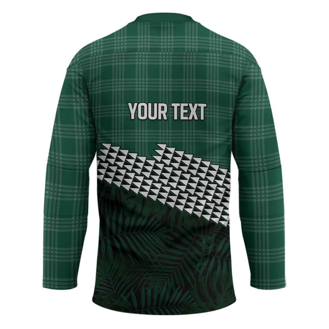 Rainbow Warriors Hawaii Personalized Palaka Hockey Jersey - Polynesian Pride