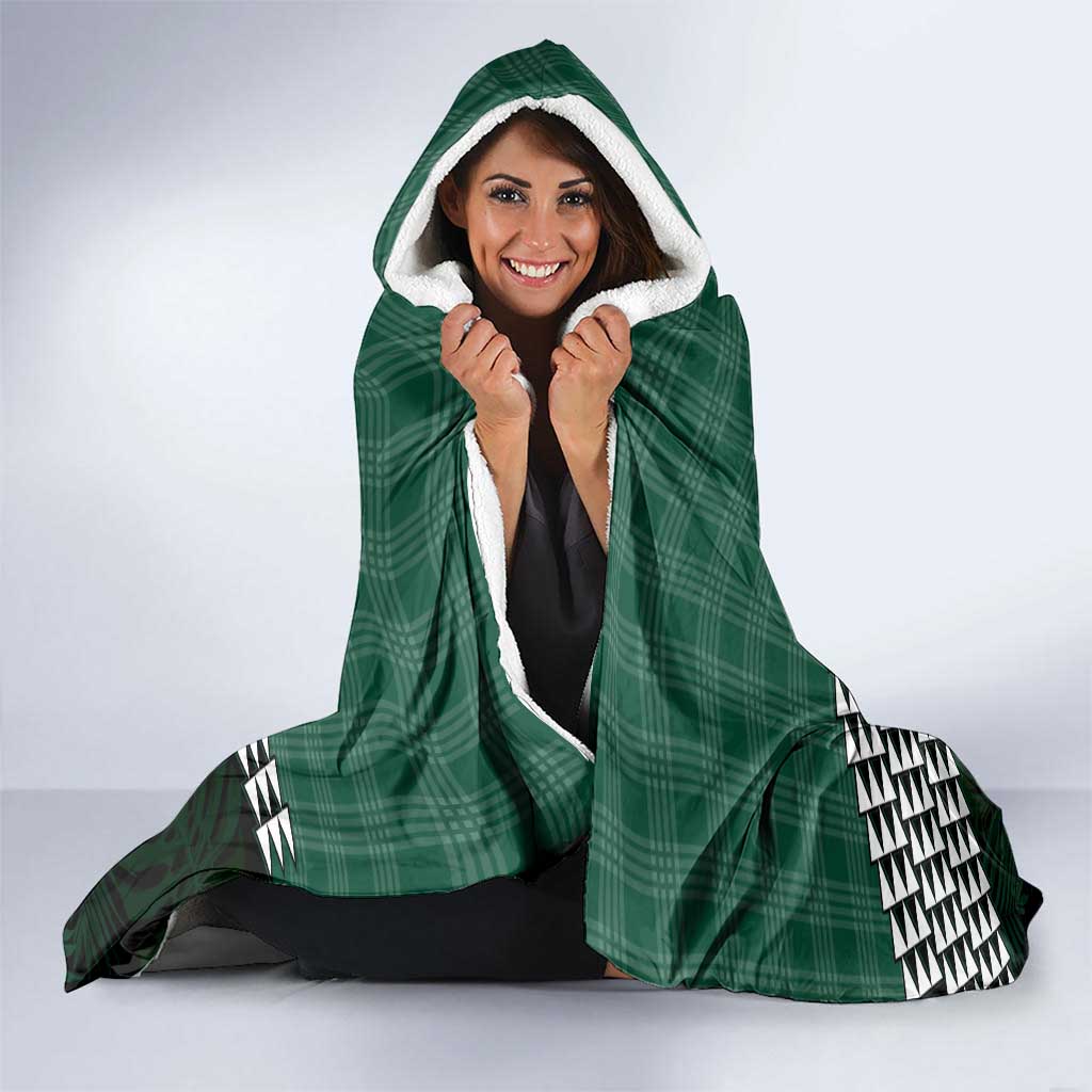 Rainbow Warriors Hawaii Personalized Palaka Hooded Blanket - Polynesian Pride
