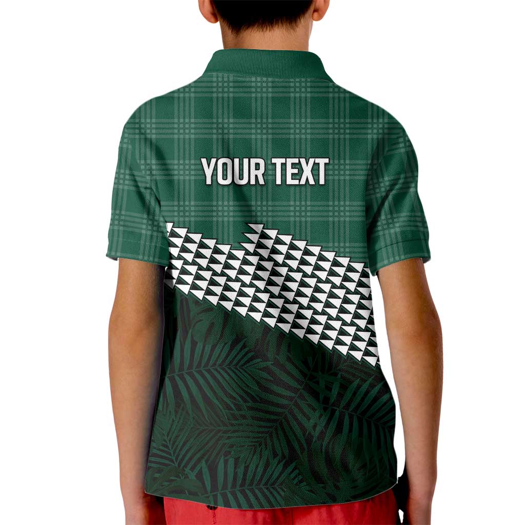 Rainbow Warriors Hawaii Personalized Palaka Kid Polo Shirt - Polynesian Pride