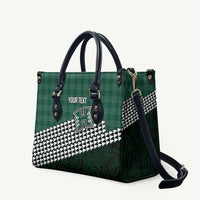 Rainbow Warriors Hawaii Personalized Palaka Leather Bag - Polynesian Pride