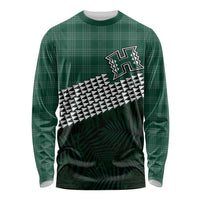 Rainbow Warriors Hawaii Personalized Palaka Long Sleeve Shirt - Polynesian Pride