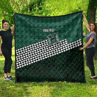 Rainbow Warriors Hawaii Personalized Palaka Quilt - Polynesian Pride