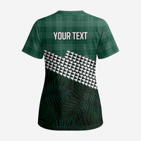 Rainbow Warriors Hawaii Personalized Palaka Scrub Top - Polynesian Pride