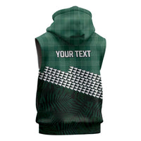 Rainbow Warriors Hawaii Personalized Palaka Sleeveless Hoodie - Polynesian Pride