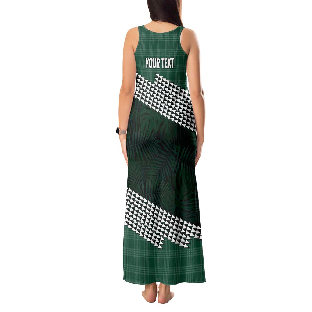 Rainbow Warriors Hawaii Personalized Palaka Tank Maxi Dress - Polynesian Pride