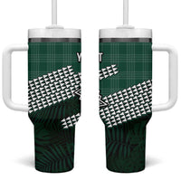 Rainbow Warriors Hawaii Personalized Palaka Tumbler With Handle - Polynesian Pride