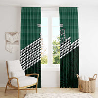 Rainbow Warriors Hawaii Personalized Palaka Window Curtain - Polynesian Pride