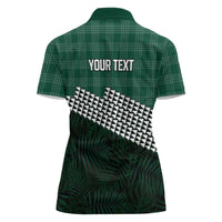 Rainbow Warriors Hawaii Personalized Palaka Women Polo Shirt - Polynesian Pride